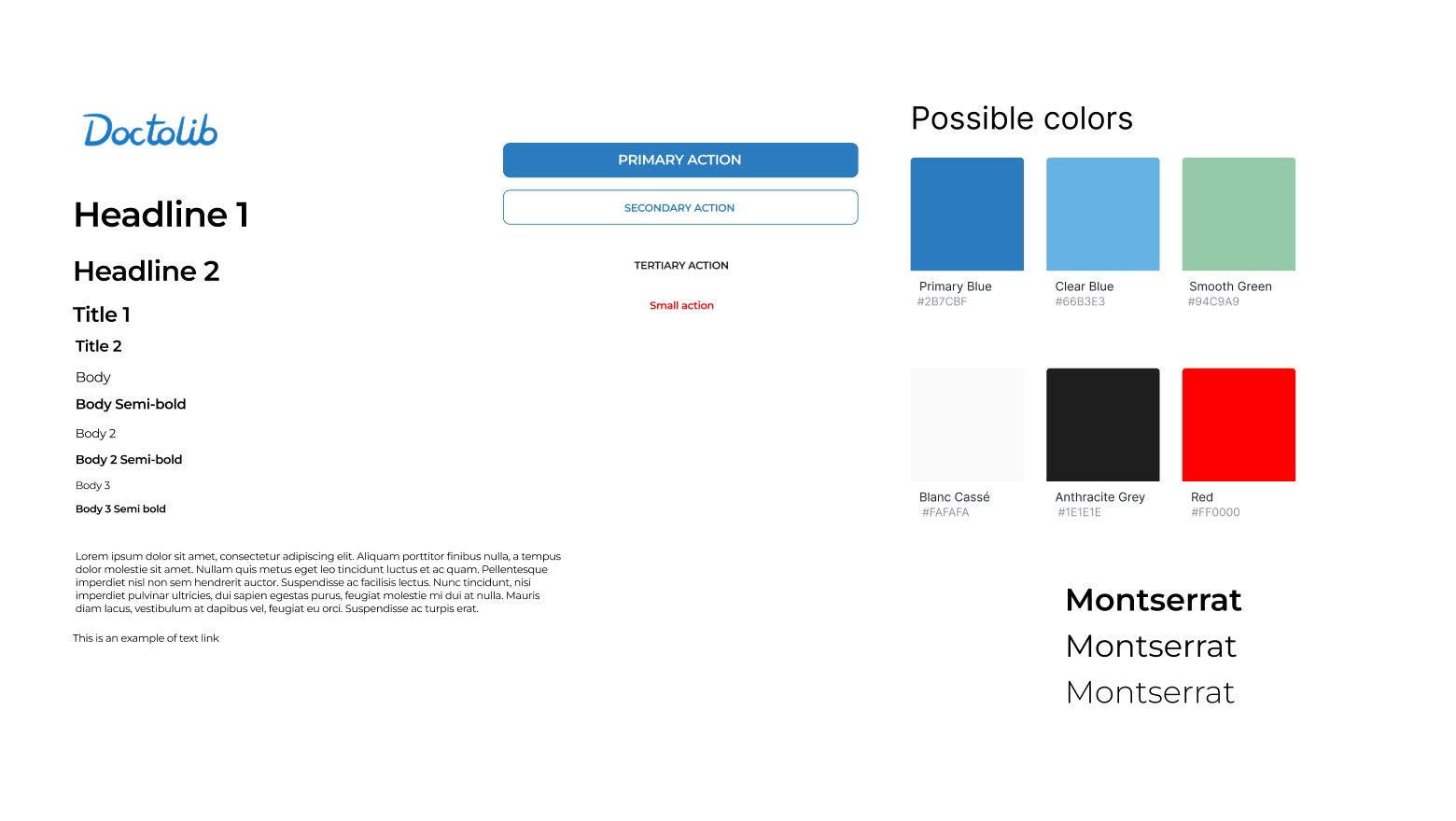 Style Tile — Doctolib